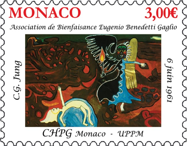 Versione definitiva del francobollo commemorativo del 60° anniversario della morte di Carl Jung